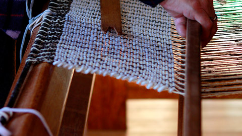 Tessitura e lana cotta